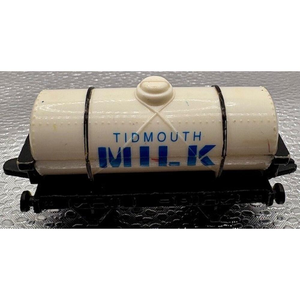Vintage 1993 Thomas The Train Tidmouth Milk Tanker Car ERTL